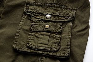 Stylish Design Men's <b>Cargo</b> <b>Shorts</b> Eco-Friendly Front Logo <b>Lightweight</b> Anti-Wrinkle Comfortable Breathable High Quality - Product Image 2