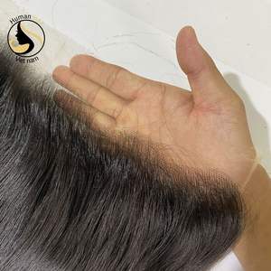 Haute qualité 13x6 pour Swiss HD pour lacet frontal cuticule aligné court Remy noir naturel droit vierge Extensions de cheveux humains - Product Image 6