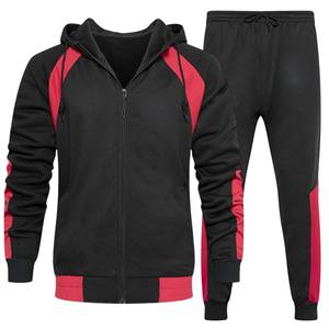 Conjuntos Deportivos de Alta Calidad con Logotipo Personalizado, Chaqueta con Capucha de Forro Polar, Informales, de Poliéster y Algodón para Hombre - Product Image 1