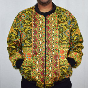 เสื้อแจ็กเก็ตผู้ชายมีสไตล์ใหม่ล่าสุดเสื้อแจ็คเก็ตบอมเบอร์พิมพ์ลายกระเป๋าคาดไหล่ - Product Image 5