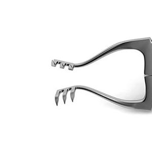 Instrument chirurgical manuel en acier inoxydable Jansen, rétracteur auto-retenant pour rétraction tissulaire contrôlée, chirurgie générale - Product Image 5