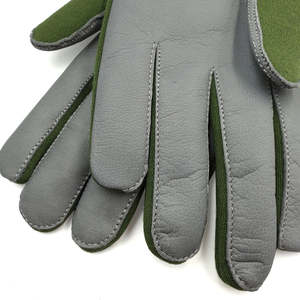 Gants de pilote d'été en cuir avec paume en Nomex - Product Image 2