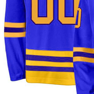 Venta al por mayor OEM transpirable deportes al aire libre cosido al por mayor práctica de camisetas de hockey sobre hielo - Product Image 6
