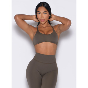Nouveau personnalisé hiver chêne Passion sport soutien-gorge réglable à bretelles dos conception incurvé sous le buste et fort Impact femmes Fitness sport soutien-gorge - Product Image 5