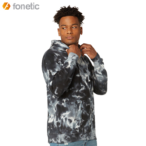 เสื้อฮู้ดผ้าฝ้าย100% แฟชั่นสำหรับผู้ชายเสื้อมีฮู้ดย้อมสีพิมพ์ลายขนาดใหญ่สำหรับฤดูหนาวโลโก้ตามสั่ง - Product Image 2