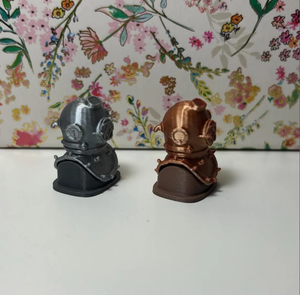 Casque de plongée miniature fait main avec support, casque en cuivre de qualité supérieure, casque de plongée sous-marine antique, article de haute qualité - Product Image 2