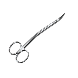 Tijeras quirúrgicas dentales profesionales de acero inoxidable QNQ, tijeras de goma La Grange, instrumentos curvos en forma de S para clínica bucal - Product Image 4