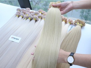 เคราตินทิป 100 กรัม ราคาขายส่ง NASA พรีเมี่ยม ต่อผมแท้เวียดนามทุกสี 60 ซม. - Product Image 6