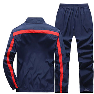 ชุดวอร์มผู้ชายทรงเข้ารูปสำหรับฤดูหนาว คุณภาพสูง ผ้าฝ้าย 100% ระบายอากาศได้ดี เหมาะสำหรับเล่นกีฬากลางแจ้ง ดีไซน์ล่าสุด - Product Image 4