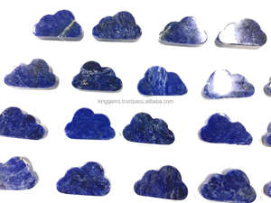 En gros Top Vente Nuage Forme Sodalite Naturel Semi-Précieuse Pierre Sculpture pour Feng Shui Reiki Guérison Méditation Souvenirs - Product Image 4