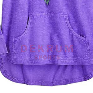 เสื้อฮู้ดปักลายแฟชั่นสำหรับผู้หญิง ราคาสุดคุ้ม พร้อมโลโก้ด้านหน้า รับผลิตตามแบบ ODM - Product Image 3