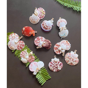 อุปกรณ์เสริมผมชายฝั่งที่สง่างามพร้อมคลิปผมเปลือกหอยจริงสำหรับลุคเก๋สไตล์โบโฮและแรงบันดาลใจในสไตล์เกาะเขตร้อน - Product Image 6