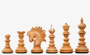 Piezas de Ajedrez de Lujo de la Serie Artesanal de San Petersburgo, Madera de Ébano y Boj, Rey de 4.3 cm, en Caja, a Precio Económico - Product Image 4