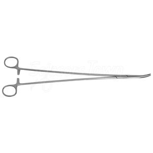 Pinzas de Ligadura Zenker Extra Largas Bariátricas de 14 Pulgadas, Curvas, Totalmente Dentadas, Herramienta Quirúrgica de Acero Inoxidable - Product Image 3