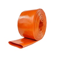 Tuyau d'irrigation en PVC plat anti-UV, durable et respectueux de l'environnement, avec options de couleur personnalisée et de longueur de 50m/100m