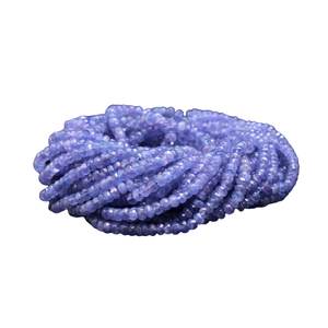 สร้อยคอจิวเวลรี่สำหรับฤดูร้อนสร้อยคออัญมณีสีฟ้าแทนซาไนต์สีม่วงธรรมชาติอันสวยงามแบบหลวมเป็นที่นิยมสำหรับการทำเครื่องประดับ - Product Image 4