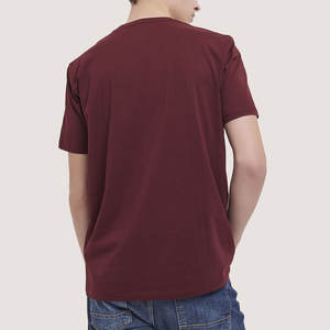 Camiseta de algodón peinado 100% de alta calidad, camisetas lisas y estampadas unisex personalizables - Product Image 5