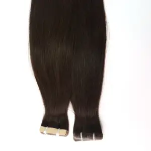 Оптовая продажа, лучшее качество, двойная вытянутая вьетнамская девственные человеческие волосы, выровненная невидимая лента, прямая 20 дюймов # 1a