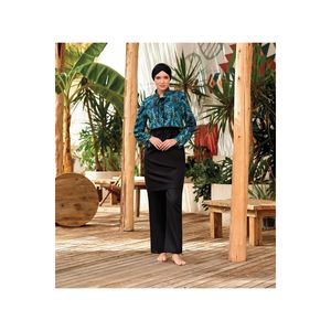 Costume da bagno con paracadute 4 pezzi completamente coperto e allacciato anteriore - Product Image 5