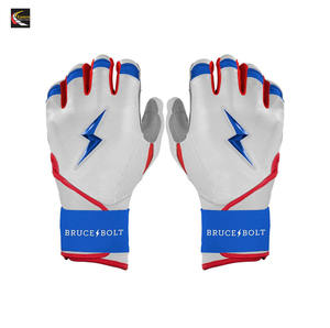 ถุงมือตีเบสบอลหนัง cabretta ถุงมือยาวแบบโบลต์สำหรับ100% มืออาชีพตามสั่ง - Product Image 4