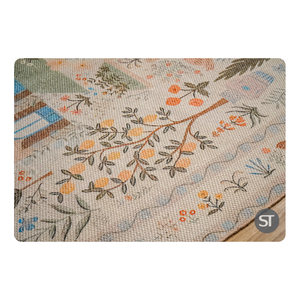 Tapis imprimé Design multicolore 120X180 cm Tapis en fil PET doux et durable pour salon chambre et décoration intérieure - Product Image 1