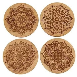 Ensemble de sous-verres de Style classique en forme d'octogone écologique en acier inoxydable de qualité supérieure - Product Image 6