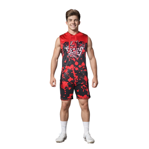 Uniforme de Fútbol Americano 7 contra 7 con Capucha, 100% Poliéster, Diseño Personalizado con Impresión por Transferencia de Calor, Nombre y Logotipo de tu Equipo - Product Image 1