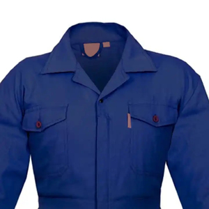 Overoles de Trabajo Unisex Resistentes de Color Azul, Tela de Poliéster y Algodón, Protección Industrial, Transpirables, Certificación CE, Personalizables OEM - Product Image 5