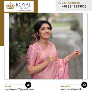 ชุดงานแต่งงานงานแต่งงานและปาร์ตี้ดีไซน์เนอร์แฟชั่นอินเดียผ้าไหมนิ่ม - Product Image 3