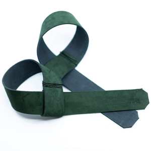 Muñequeras de cuero de larga duración para peso muerto y filas - Product Image 4