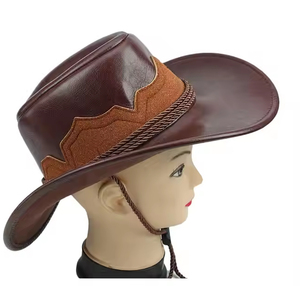 Sombreros de Vaquero Personalizados, Hechos a Medida, Sombreros de Cuero Estilo Western, Transpirables, de Ala Ancha, para Vaqueros y Vaqueras - Product Image 5