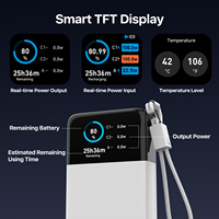 Banco de Energía de Gran Capacidad Marca NOBIS, 25000mAh 222W, Cargador Portátil para Laptop y Teléfono, Banco de Energía para Exteriores