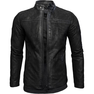 Chaqueta de Motociclista de Cuero de Oveja Genuino, Resistente y Atemporal, Diseñada para Brindar Comodidad, Protección y un Estilo Audaz - Product Image 5