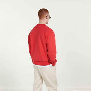 Haute Qualité Coton Polaire Tissu À Manches Longues Ras Du Cou Sweat Top Vente Nouveau Design Broderie Sweat Service OEM - Product Image 4