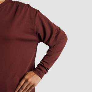 Modest Modest Sportswear GymArmour Maroon Workout Tee for Women Pakistan Gym T-shirts - Product Image 5