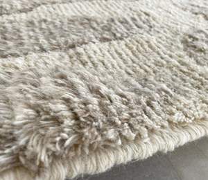 Alfombra de lana de pila alta de estilo marroquí moderno, puerta grande, personalizable, interior de lujo para el hogar, conjunto de fábrica, patrón abstracto - Product Image 2