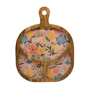 Tabla de Cortar de Madera de Mango con Forma Única, Impresa con Esmalte, para el Hogar y la Cocina, como Posavasos para Hoteles, Nuevo Modelo para Cortar Queso - Product Image 4