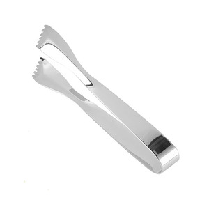 Cuchara urbana Pinzas para hielo de acero inoxidable para cócteles Herramientas de barra Herramientas para servir Pinzas de metal - Product Image 1