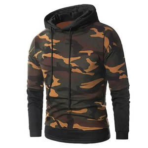 Sweat à capuche thermique surdimensionné 100% coton pour hommes de haute qualité Hip Hop Streetwear brodé bouffée impression motif 3D hiver uni - Product Image 1