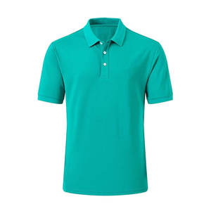 Camiseta Deportiva Informal para Hombre, de Punto Sólido, Antiarrugas, Transpirable, de Secado Rápido, Manga Corta, para Golf - Product Image 1