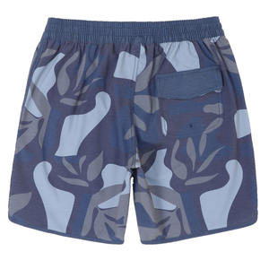 Vente en gros de shorts de bain pour hommes, style high street, à motifs solides, personnalisables, pour la plage, le surf et la plage - Product Image 2