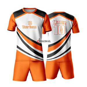 Hot Selling Men's Soccer Jersey Premium Quality Breathable Quick Dry Football Uniform Training <b>Shirts</b> - Product Image 3