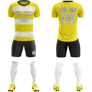 Uniforme de football personnalisable de haute qualité Nom et numéros personnalisés sublimés pour les joueurs individuels - Product Image 6