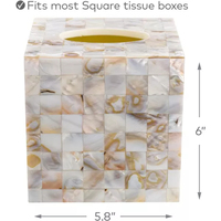 Soporte de papel tisú de latón y soporte para el hogar y utensilios de cocina, vajilla, servilleta, caja de papel, fiestas de boda