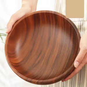 ชามไม้เทคนิคการขัดเงาที่เป็นมิตรกับสิ่งแวดล้อมสำหรับซุปที่สง่างามเหนือกาลเวลาสำหรับงานเลี้ยงสังสรรค์ในชนบทและทันสมัย - Product Image 3
