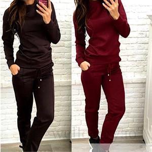 Alta calidad 100% algodón estampado personalizado Jogging Track Sweatsuit Unisex hombres Jogger mujeres pesado GSM chándal grueso - Product Image 3