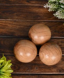 Increíbles bolas de esfera de madera de acacia para centro de mesa Bola Fiestas Decoraciones Bolas para vacaciones Boda Bola decorativa - Product Image 6