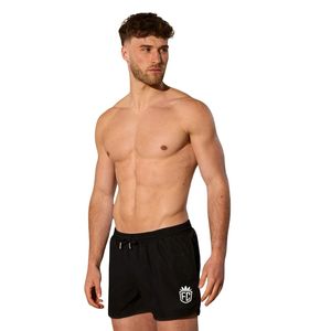 Shorts de Baño para Hombre, Color Negro, Secado Rápido, Ligeros, Cómodos, para Piscina, Vacaciones y Uso en Verano - Product Image 1