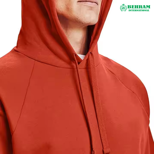 Fournisseur direct d'usine Behram International, sweats à capuche unisexes d'hiver, 100% coton, séchage rapide et respirant, sweats à capuche streetwear - Product Image 3