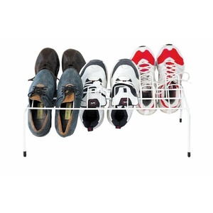Étagère à chaussures horizontale en fil métallique recouvert de plastique pour 9 paires de chaussures - Product Image 1